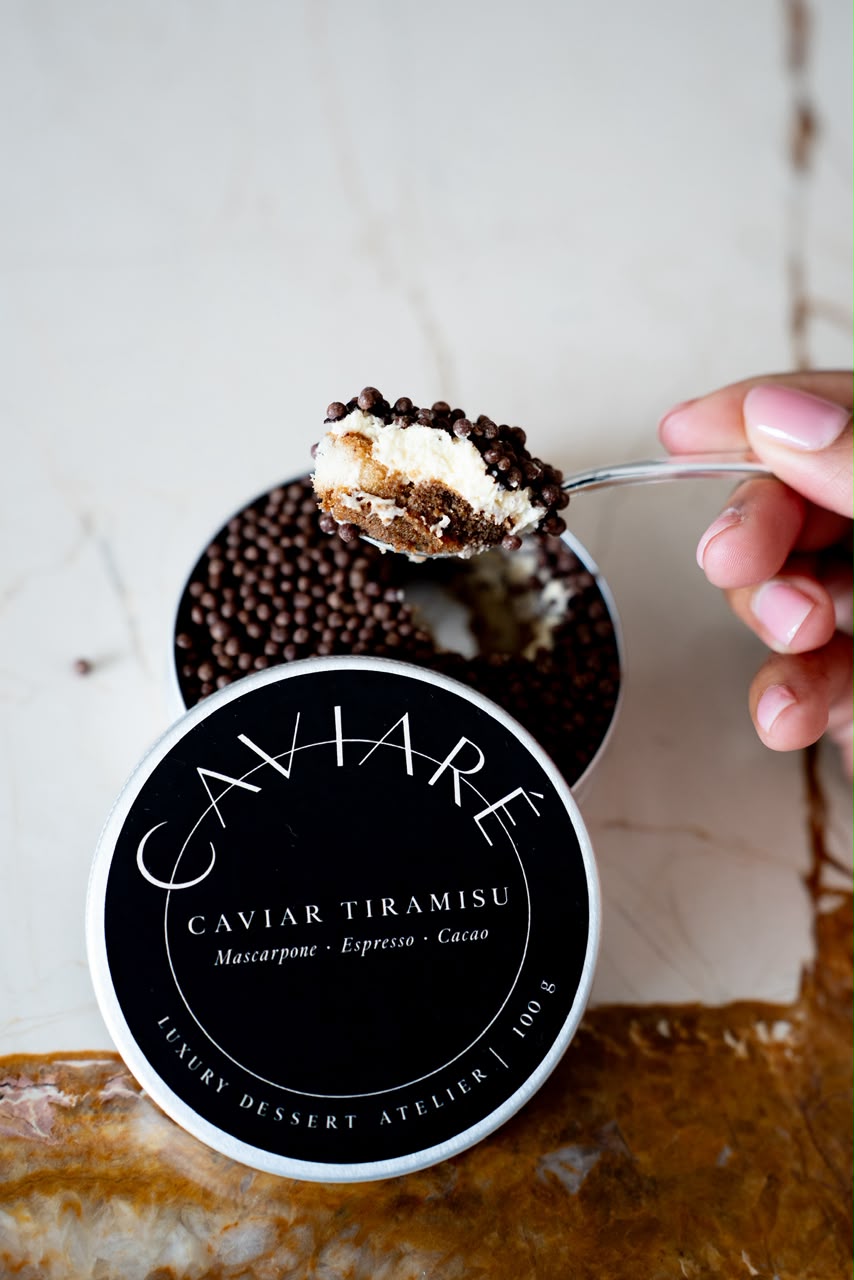 Caviar Tiramisu Scoop